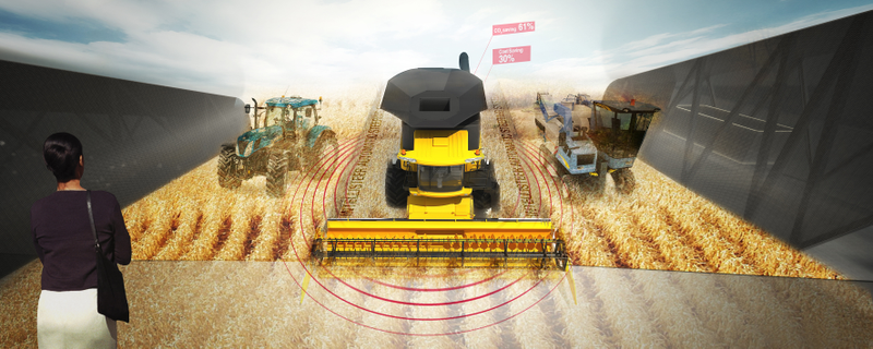 Illustration for article titled Agricultural Printing: A Rooftop Farm Culled By Autonomous Tractors